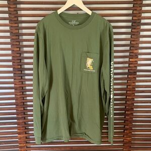🎉NEW LISTING!🎉Vineyard Vines Olive Green Long Sleeve Pocket Tee